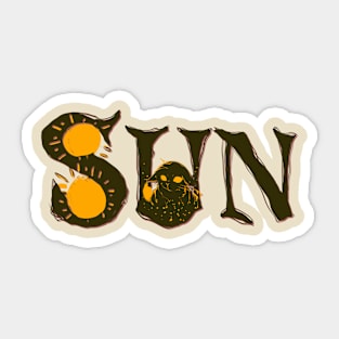 Solar. Sticker